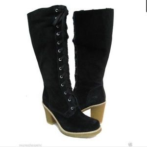 Ugg lace up tall boots size 8